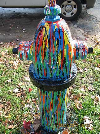 Paint Drippings - Vermont and Yale (2)